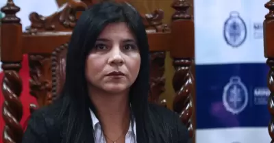 Procuradora ad hoc del caso Lava Jato, Silvana Carrin.