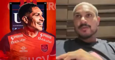 Paolo Guerrero alegre por su fichaje en UCV.