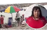 Se olvid que era perseguida por la PNP! Mujer prfuga fue capturada mientras disfruta de la playa