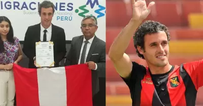Horacio Orzn se nacionaliz peruano