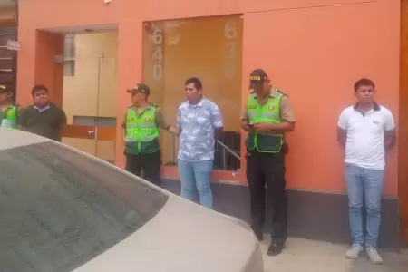Tres 'marcas' detenidos en Surco.