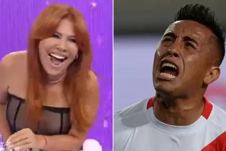 Magaly Medina se burla de 'huida' de Christian Cueva.