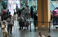 Pasajeros quedan varados tras cancelacin de vuelos en el Aeropuerto Jorge Chvez