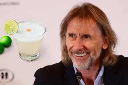 Ricardo Gareca responde si el pisco es peruano o chileno.