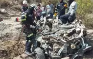 Trgico! Familia pierde la vida tras ser arrastrada por huaico en va Arequipa-Puno
