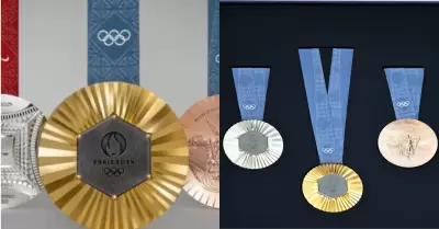 Medallas de Juegos Olmpicos llevan parte de la Torre Eiffel