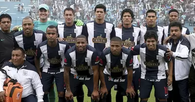 Plantel Alianza Lima 2016.