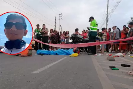 Motociclista fallece por impacto con automvil en Nuevo Chimbote