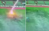 Terrible! Futbolista muere al ser impactado por un rayo en pleno partido