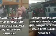 "Presos romnticos" : Visitantes del penal SJL reciben regalos por Da de San Valentn