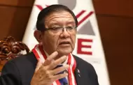 Presidente del JNE: Jaime Villanueva ha dado pretexto para revivir la quinta o sexta teora de fraude electoral