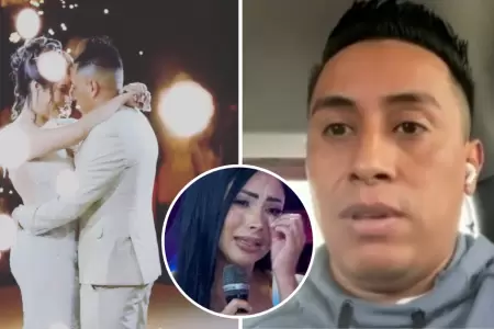 Christian Cueva afirma que an est enamorado de su esposa Pamela Lpez.