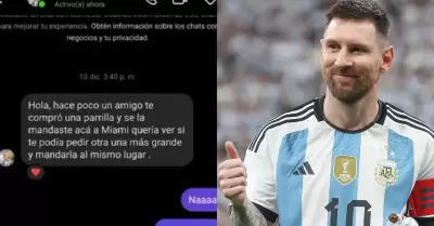 El enorme gesto de Lionel Messi con un hincha.