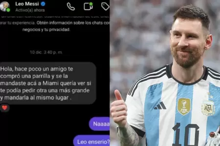 El enorme gesto de Lionel Messi con un hincha.