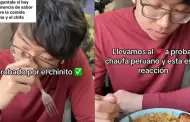 Turista chino prueba arroz chaufa por primera vez Le gust la comida peruana?