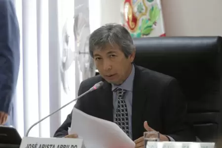 Ministro de Economía, José Arista.