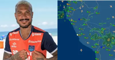 Vuelo de Paolo Guerrero