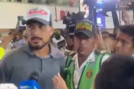 Paolo Guerrero lleg a Lima.