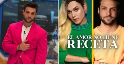 Nicola Porcella debut como actor en la telenovela 'El amor no tiene receta'.