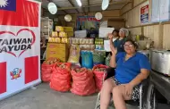 Exitosa y Gobierno de Taiwn entregan tonelada de alimentos para la olla comn 'Los hijos de la zona N'