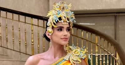 Luca Arellano se posiciona como la favorita del Miss Wolrd La India.