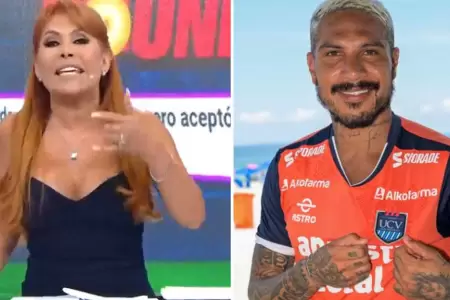 Magaly tilda de berrinchudo a Paolo Guerrero.