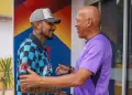 ¡Abrazo de grandes! Paolo Guerrero y Roberto Mosquera se encontraron en el entrenamiento de UCV