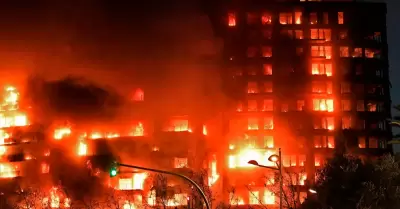 Incendio en Valencia