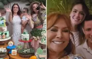 Renzo Costa celebra el primer ao de sus gemelos con lujosa fiesta e invit a Magaly Medina