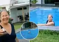 Susana Villarán disfruta del verano en piscina frente al mar, mientras limeños sufren por caros peajes