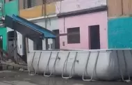 Peruanos crean peculiar sistema de piscina y usuarios reaccionan: "En Per nunca te aburres"