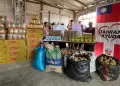 Gobierno de Taiwán y Exitosa entregan una tonelada de víveres a la olla común 'Mishky Mikuna'