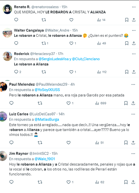 Reacciones de hinchas de Alianza Lima por derrota ante Cienciano.