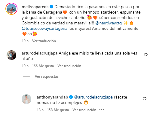Anthony Aranda responde a usuario que lo critic y tild de 'misio'.