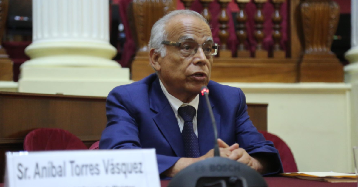 Aníbal Torres: Subcomisión declara procedente denuncia constitucional contra expremier