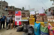 Chosica: Gobierno de Taiwn y Exitosa donan alimentos a olla comn 'Los Caaverales'