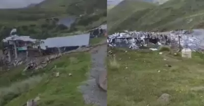 Explosin de mina en Cusco.