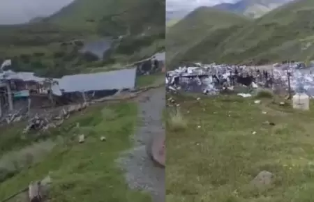 Explosión de mina en Cusco.
