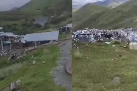 Explosión de mina en Cusco.