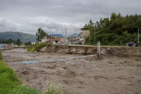 Mueren seis personas tras desborde del ro Chumbao por intensas lluvias.