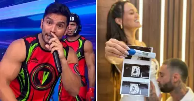 Rafael Cardozo advierte a Angie Arizaga y Jota Benz.