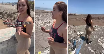 Joven venezolana queda impactada al conocer donde termina el ro Chilln.