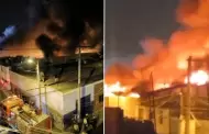 Incendio en Barrios Altos: Siniestro de grandes proporciones consumi almacn de juguetes chinos