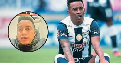 Christian Cueva brind avances de su recuperacin.