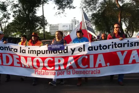 Organizaciones sociales marcharn "contra golpe congresal".