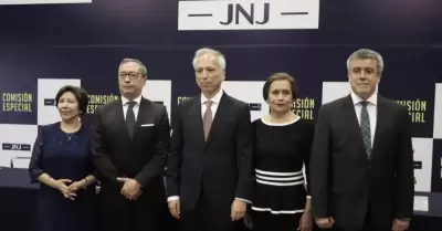 Miembros de la Junta Nacional de Justicia (JNJ).