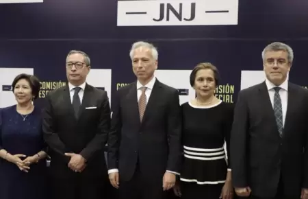 Miembros de la Junta Nacional de Justicia (JNJ).