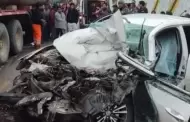 Trgico accidente! Choque vehicular en carretera central deja 2 muertos y otros 2 heridos