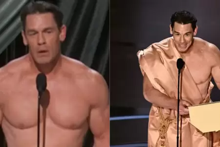 John Cena sale completamente desnudo en los Oscar