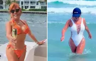 Qu regia! Magaly luce infartante bikini en playas de Miami a poco de cumplir 61 aos